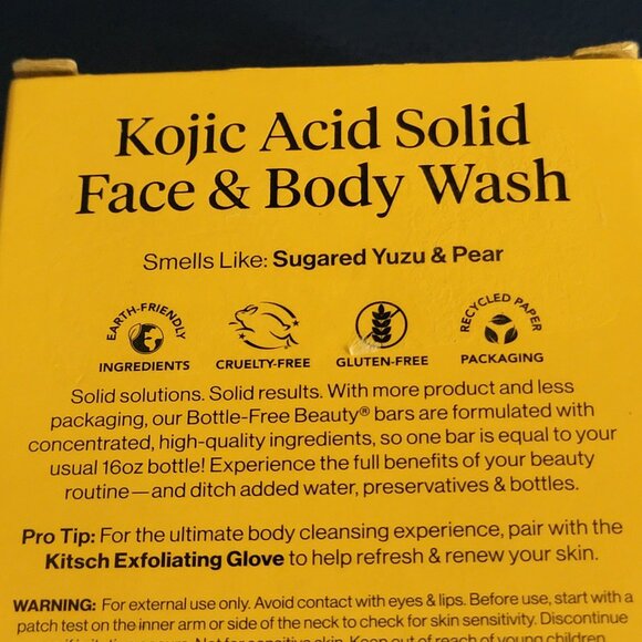 Kitsch Kojic Brightening Face and Body Wash NIB - Picture 4 of 7